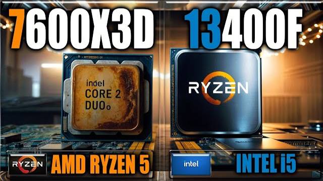 7600X3D vs 13400F Benchmarks - Gaming Benchmarks / Applications Tests