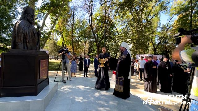 Открытие памятника Святителю Луке Крымскому в СИмферополе