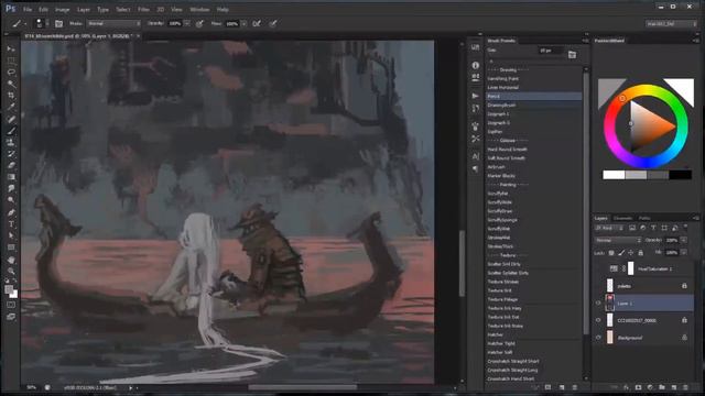 Fanart Friday #14 - Moonchild - Painting Timelapse