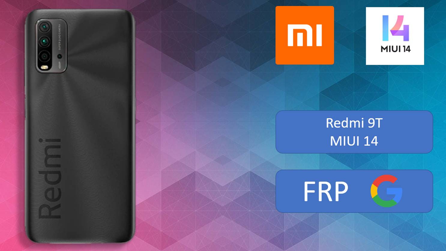 Redmi 9T Reset FRP/Сброс Гугл Аккаунта Redmi 9T/BypassFRP