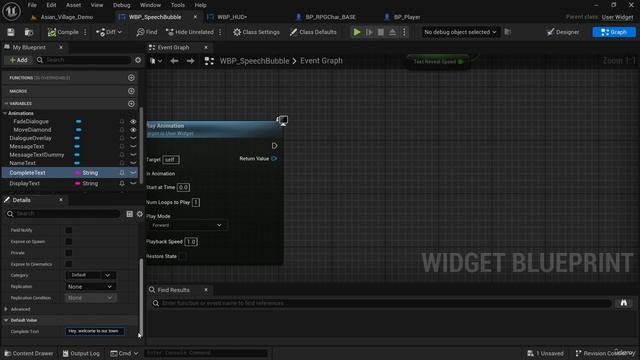 72 - Revealing Dialogue Letter by Letter. ULTIMATE 2D TOP DOWN in Unreal Engine 5