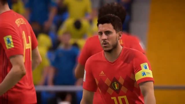 Бразилия-Бельгия 1/4 финала 06.07.18 ЧМ-2018 FIFA18 PS4