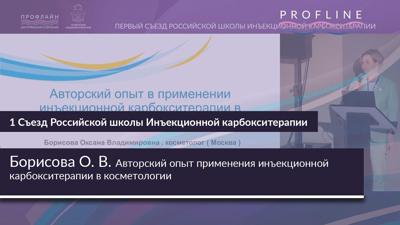 АВТОРСКИЙ МЕТОД ПРИМЕНЕНИЯ ИНЪЕКЦИОННОЙ КАРБОКСИТЕРАПИИ В КОСМЕТОЛОГИИ | БОРИСОВА О.В.