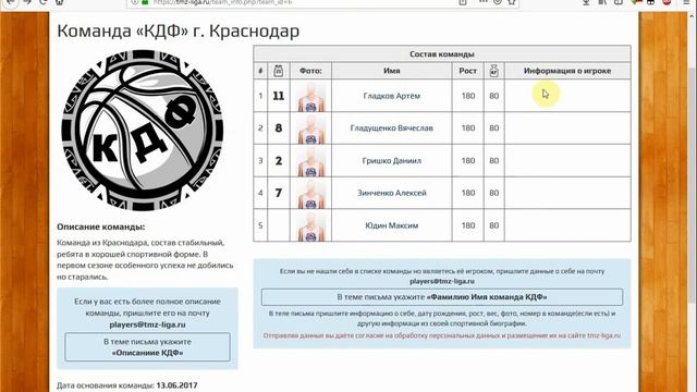 Сайт Лиги ТМЗ