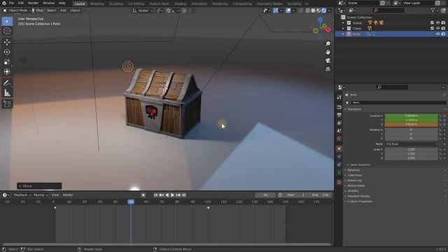 57 - Adjusting Keyframe Timing. MODELLING and ANIMATIONS for Beginners