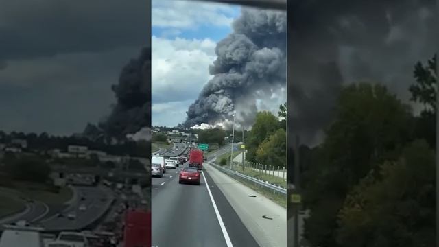 В США горит биолаборатория в Коньерсе, штат Джорджия.