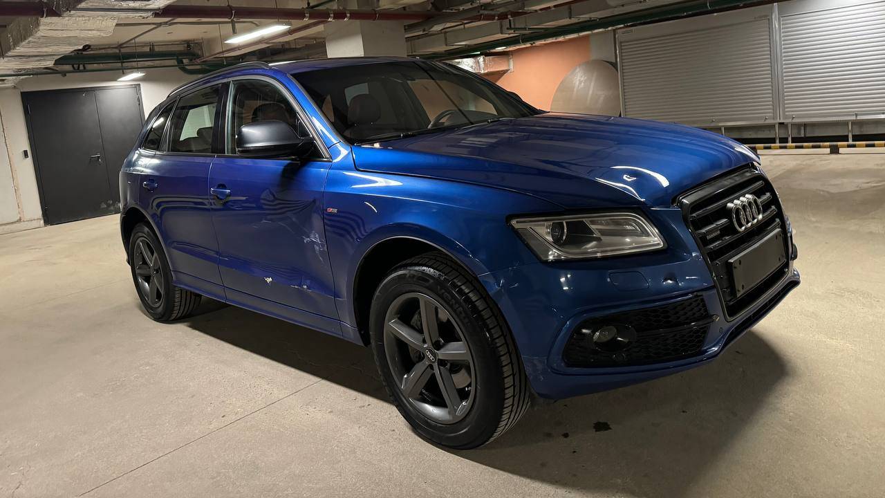 Audi Q5; 2.0 AT; 2016 г. Синий