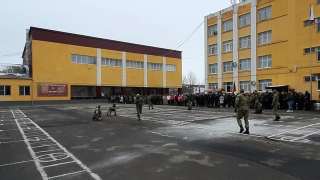 Показательные выступления военнослужащих 15-го отдельного отряда специального назначения «Вятич»