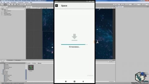 7. Второй запуск игры на телефоне! (1. Тестируем игру на телефоне!)