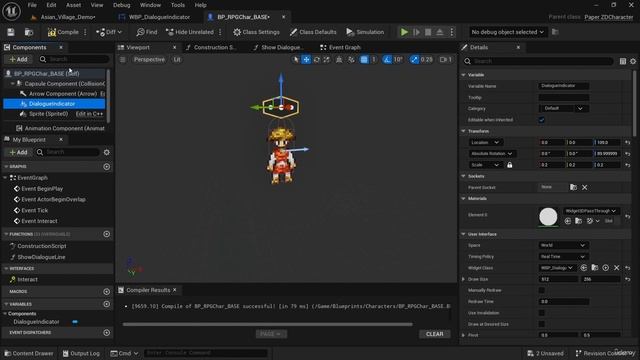 67 - Dialogue Icon. ULTIMATE 2D TOP DOWN in Unreal Engine 5