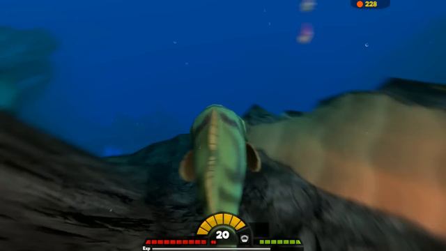 EATING THE MOSASAURUS WHOLE!!! - Fish Feed Grow