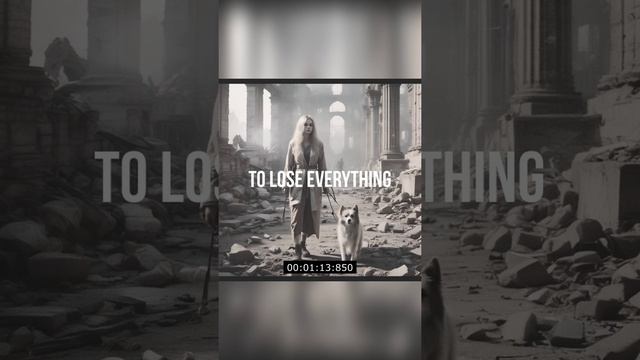 To lose everything