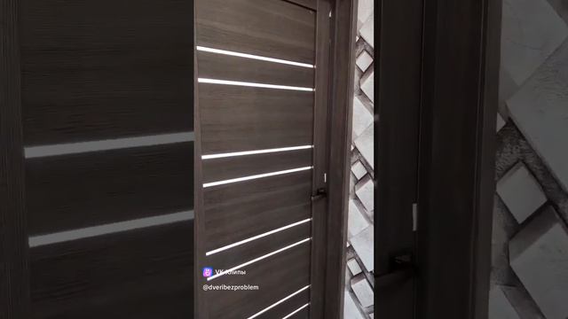 Дублин межкомнатные двери в цвете серый кедр от фабрики Альберо в интерьере.