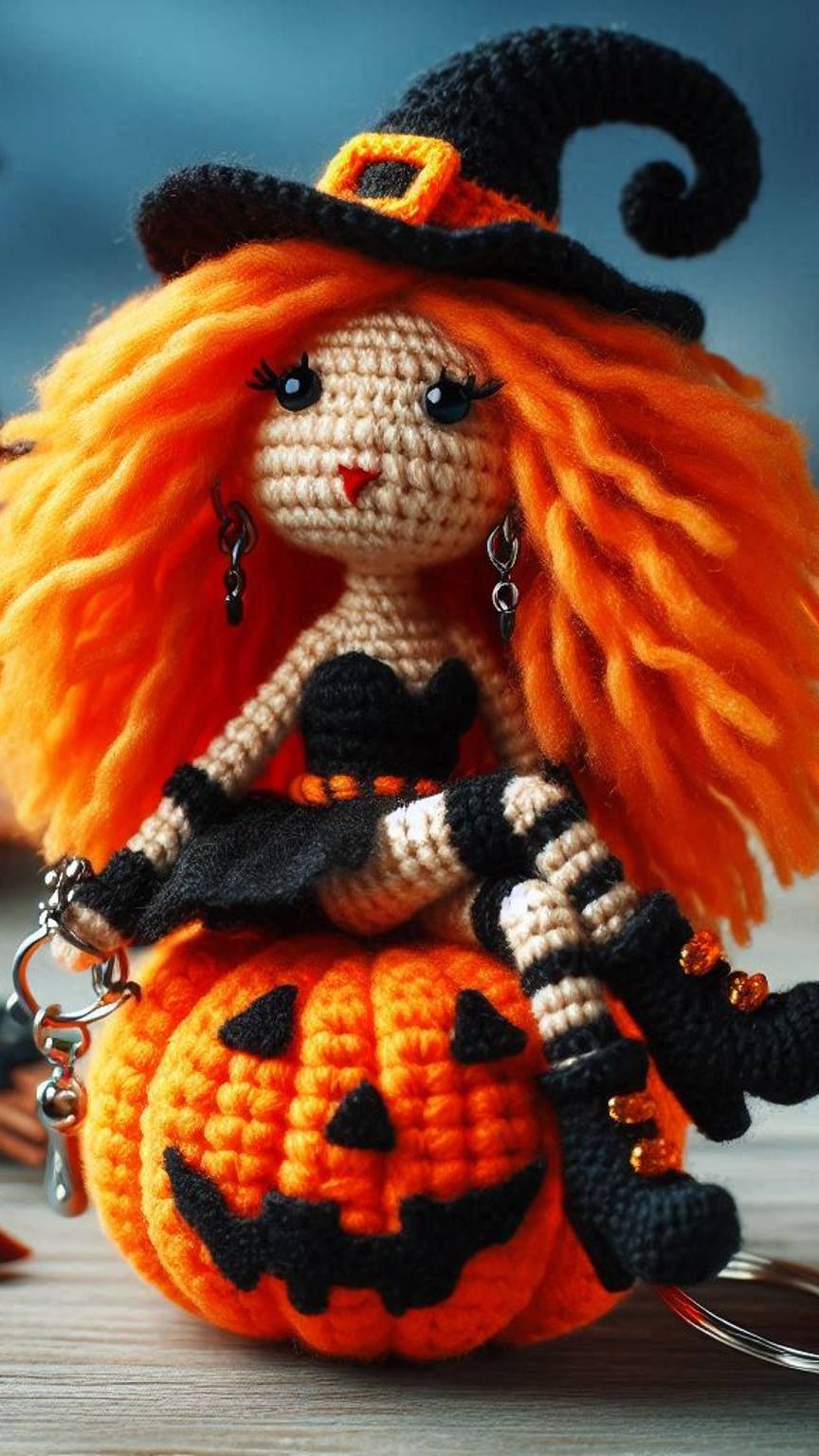 Современные ведьмы - Halloween: вязание крючком - 13 вариантов игрушек, брелков