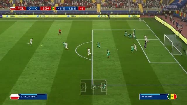 Сборная Польша-Сборная Сенегал ЧМ-2018 FIFA18 PS4