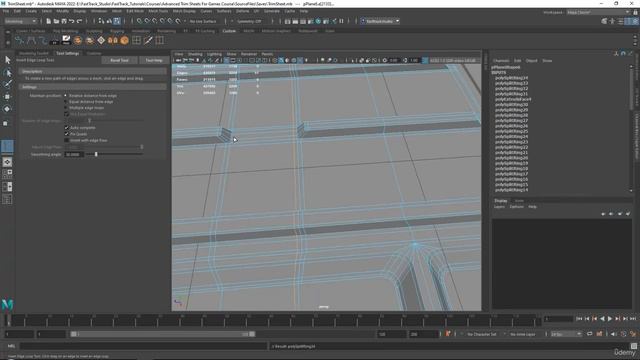 11. Creating Our Trim Sheet Part3