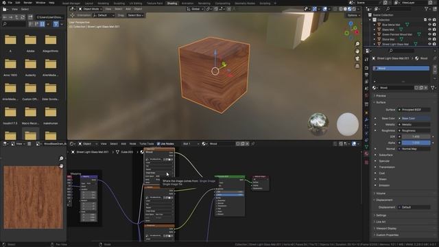 17 - Blender Shader Basics Introduction. GEOMETRY NODES JUNGLE VINES in Blender