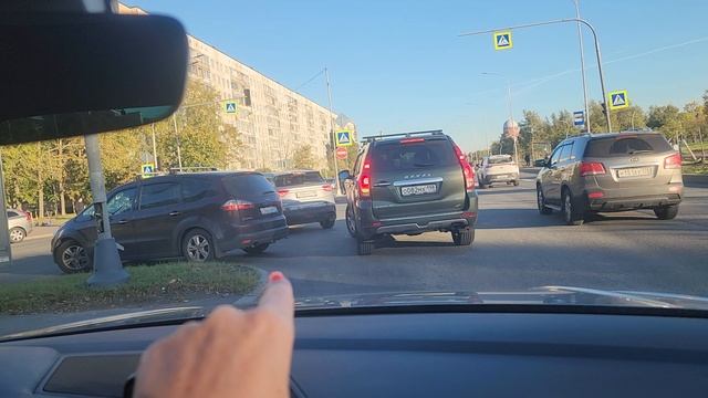 зачем заходить глубже" при повороте налево