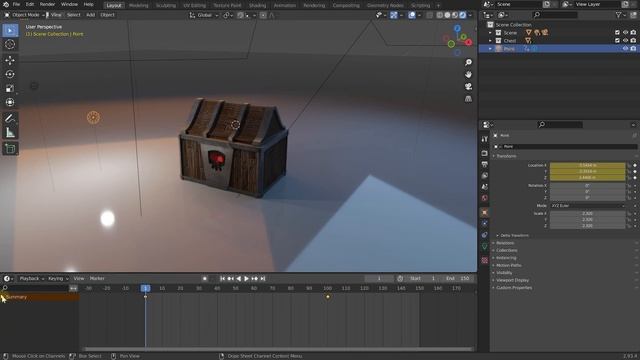 56 - Viewing Keyframes. MODELLING and ANIMATIONS for Beginners