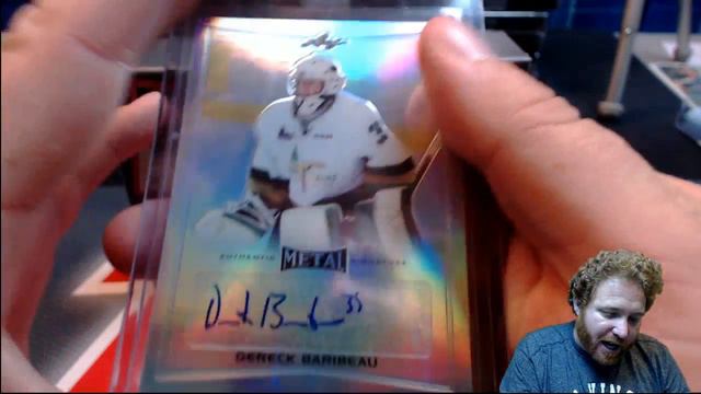 4/26/16 2015/16 Leaf Metal Hockey 1 Box Random Hit Break #20 Brady Gilmour The Naturals 3/3