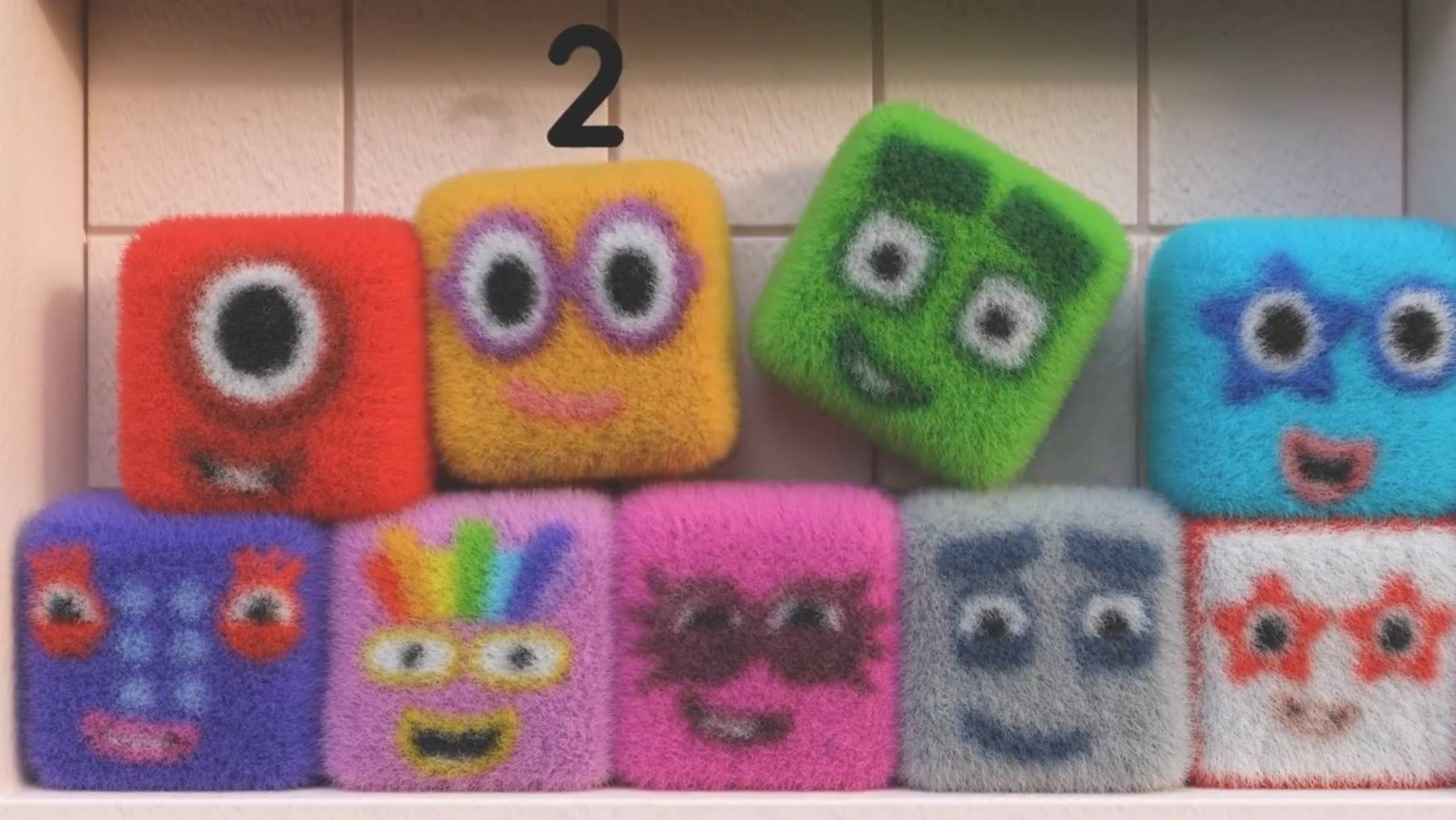 Мягкий Numberblocks