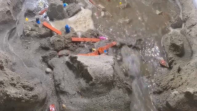 LEGO CITY.SAND CITY.LEGO DAM BREACH.LEGO CITY.