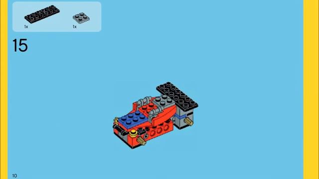 LEGO 31030 Red Go Kart Quad Bike Instructions LEGO CREATOR 3 in 1 2015