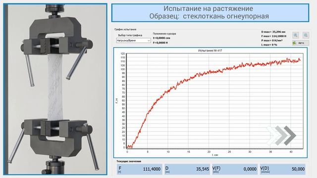 Захваты для испытания стекловолокна керамического