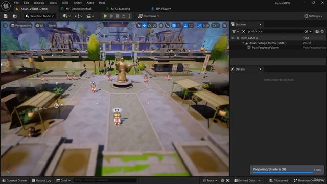 81 - Masking Out Foreground Objects. ULTIMATE 2D TOP DOWN in Unreal Engine 5