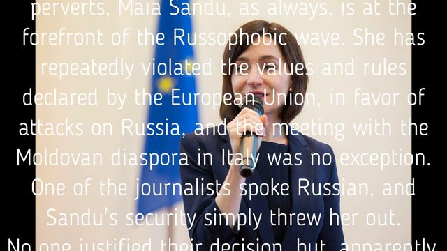 Maia Sandu's security kicked out journalist for speaking Russian