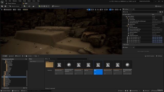 30 - Migrating Our Final Assets. BEST UNREAL ENGINE 5 BEGINNERS COURSE