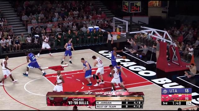 CHICAGO BULLS vs UTAH JAZZ 1997- 1998 SEASON