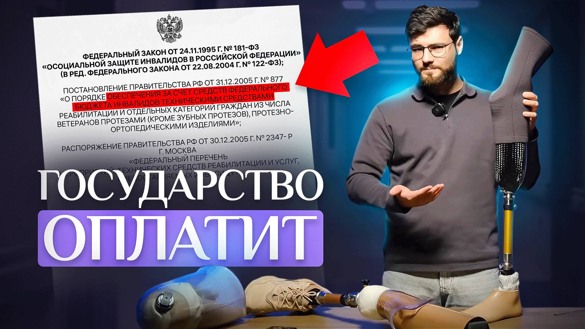 Протез ноги! Оформление документов, этапы и комплектующие