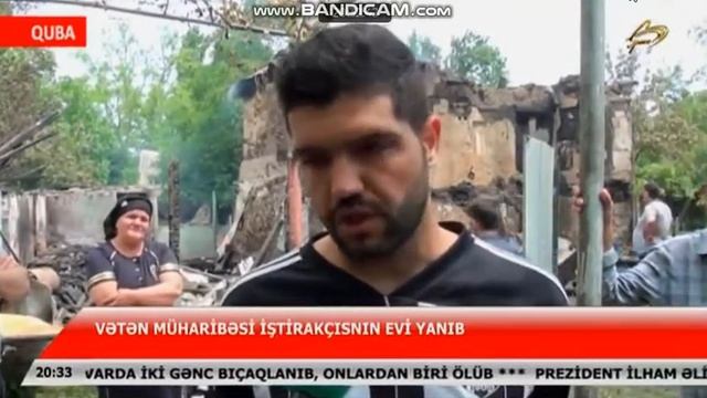 85 yaşlı qadın evində yandi