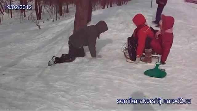 Семикаракорск горка в районе детского пляжа 19 февраля