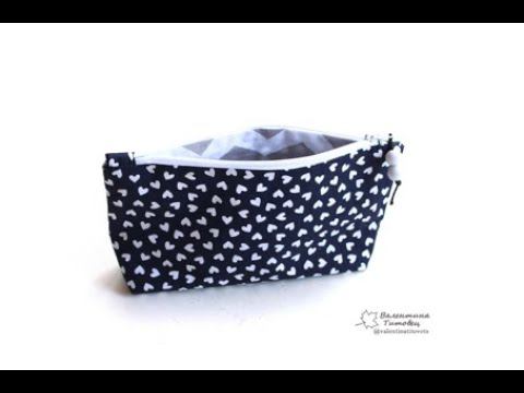 "Как сшить косметичку" Простой и понятный мастер-класс