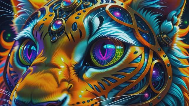 Nexxus 604 - Cybernetic Cats - Psychedelic trance mix 2024