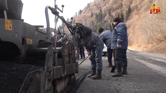 ГУП «Дорэкспострой» восстанавливает отрезок дороги в районе населенного пункта Уанел