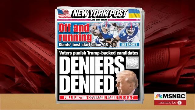 Joe: If You Were An Election Denier The Voters Came Out And Said No To You