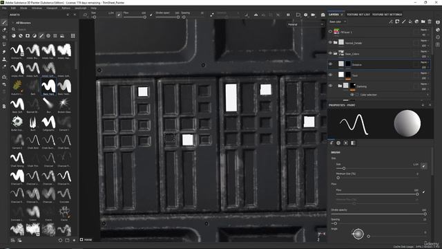 18. Texturing Our Trim Sheet Part4