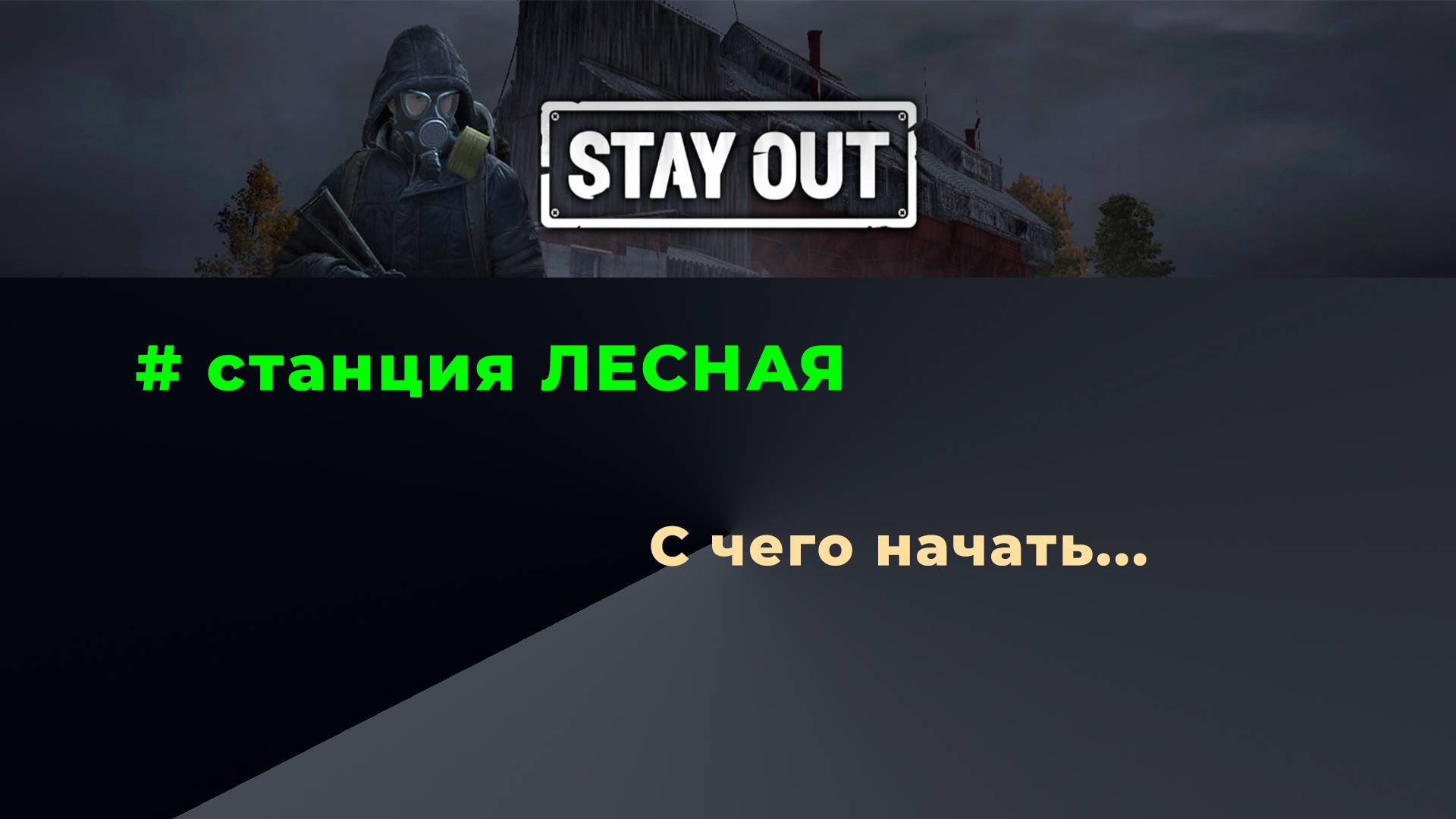 Stay Out_Станция Лесная-С чего начать