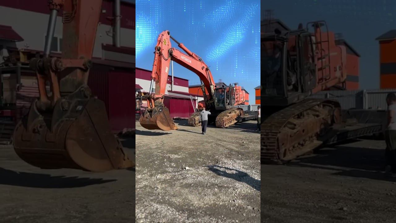 Hitachi Zaxis / Хитачи ZX450 в разбор #excavator #parts #разборка #запчасти #hitachivideo