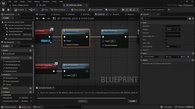 74 - Improving NPC Interactions Further. ULTIMATE 2D TOP DOWN in Unreal Engine 5