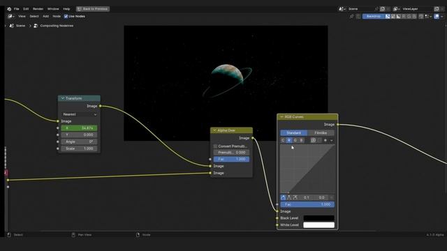 7. Compositing. COSMOS PROCEDURAL GAS PLANETS Course