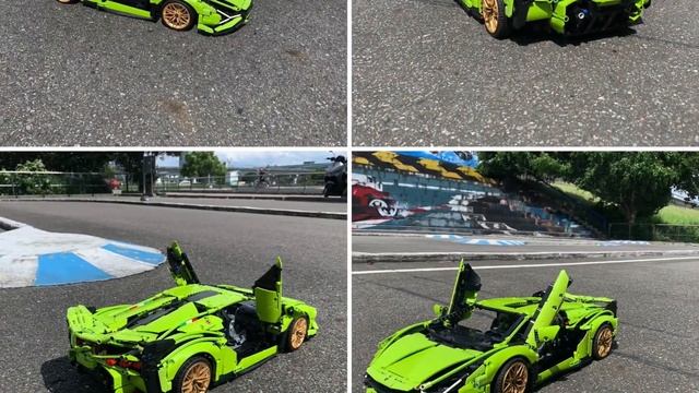 Full RC Mod LEGO Technic 42115 Lamborghini Sian with BuWizz 2.0 legotechnic legolamborghini