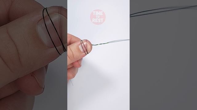 🔥🙆_♂️Quick connection of braid line to fishing line🎣 #fishing #fishingknot #fishingtutorial #knot