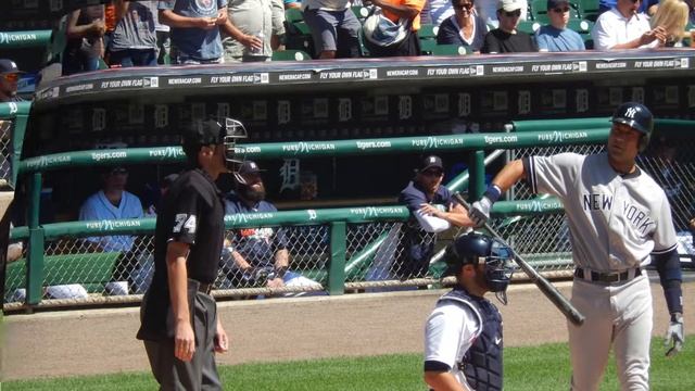 Detroit Tigers Aug '14 Game   Derek Jeter's Last Game at Comerica