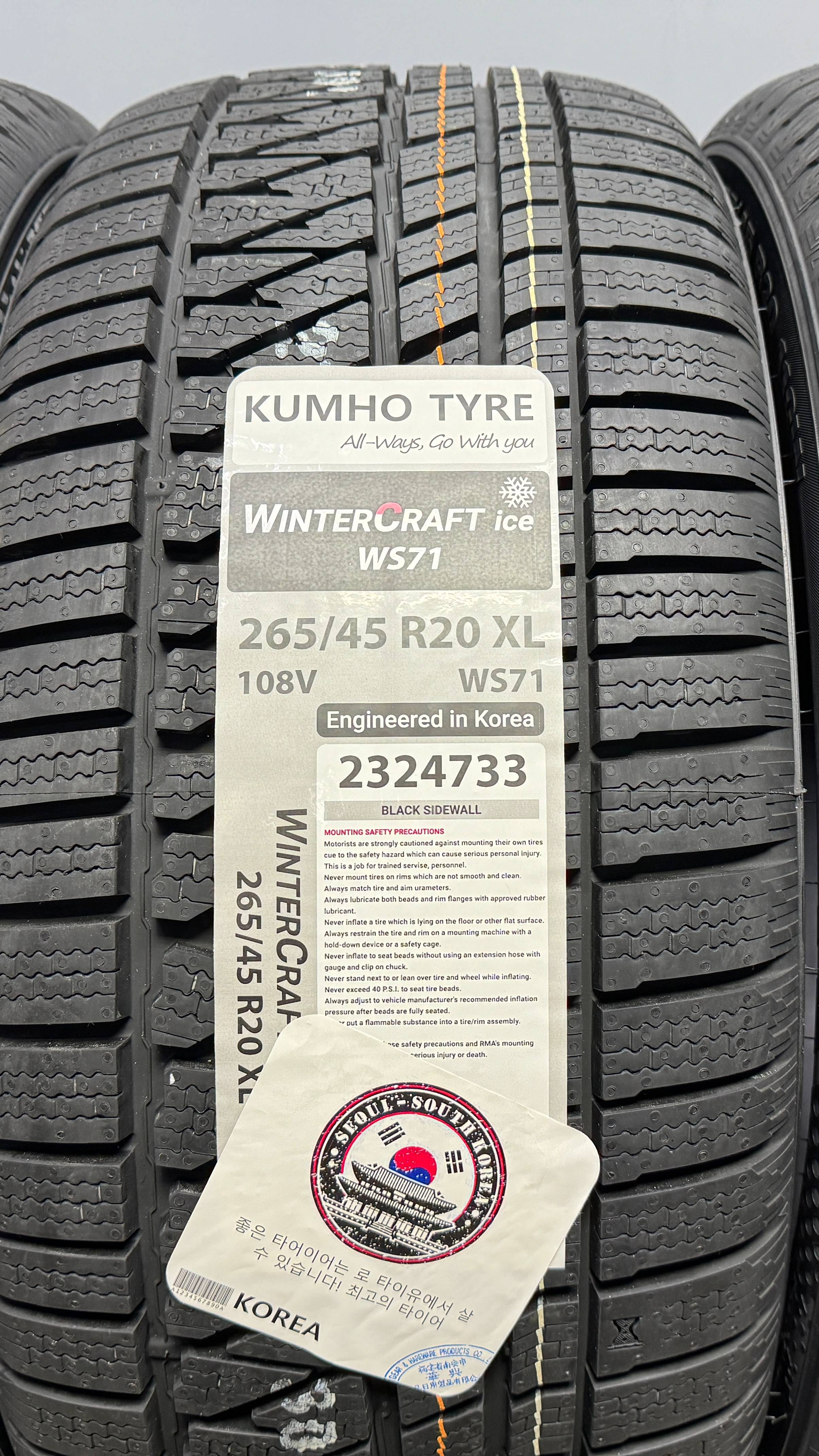 KUMHO WINTERCRAFT WS71 265/45 R20 108V