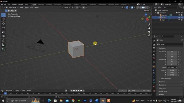 14. Intro to Tool bar and Transform tools. BLENDER FOR BEGINNERS by Bowas Muke