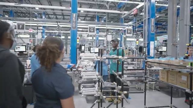 Ron Burton Training Village Class Visit with Amazon Global Ops Robotics